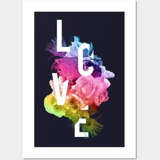 LGBT Love Flowers Posters and Art